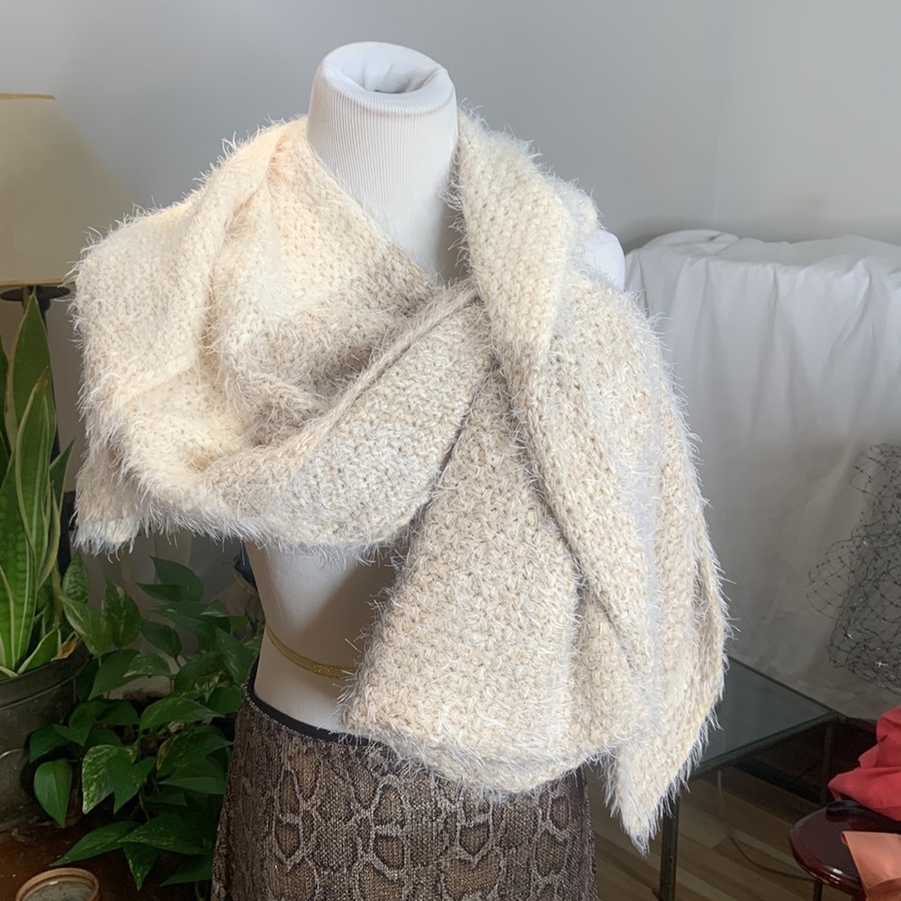 Soft Surroundings Sleeveless Cardigan Soft Cozy Plush Cream L/XL (12-18) $89! - Picture 9 of 11